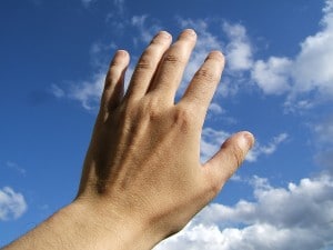 Hand of patient at Lake Norman Integrative Wellness& Wellness in Cornelius NC